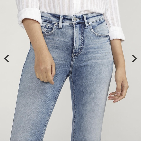 Silver Ibister high rise ankle straight jeans 32 x 29 buy 2 for $28 - Picture 2 of 7